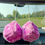 Thumbnail: Fashion Car View Mirror Hanging Pendant Couple Fuzzy Plush Dice Auto Home Decor