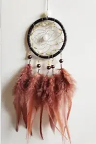 Thumbnail: Car Home Decoration Retro Feather Dream net Catcher Feathers Wall Hanging Dream