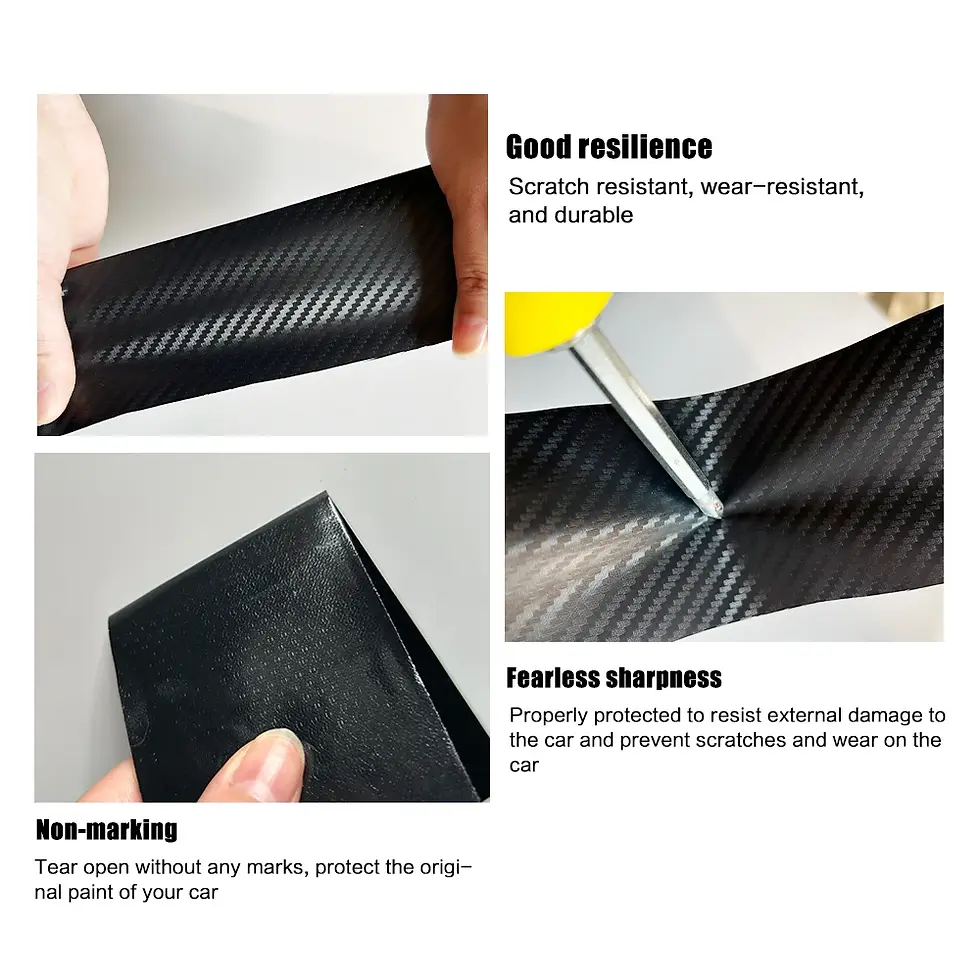 Thumbnail: Car 3D Carbon Fiber Film Car Self-Adhesive Waterproof Protection Sticker for Aut