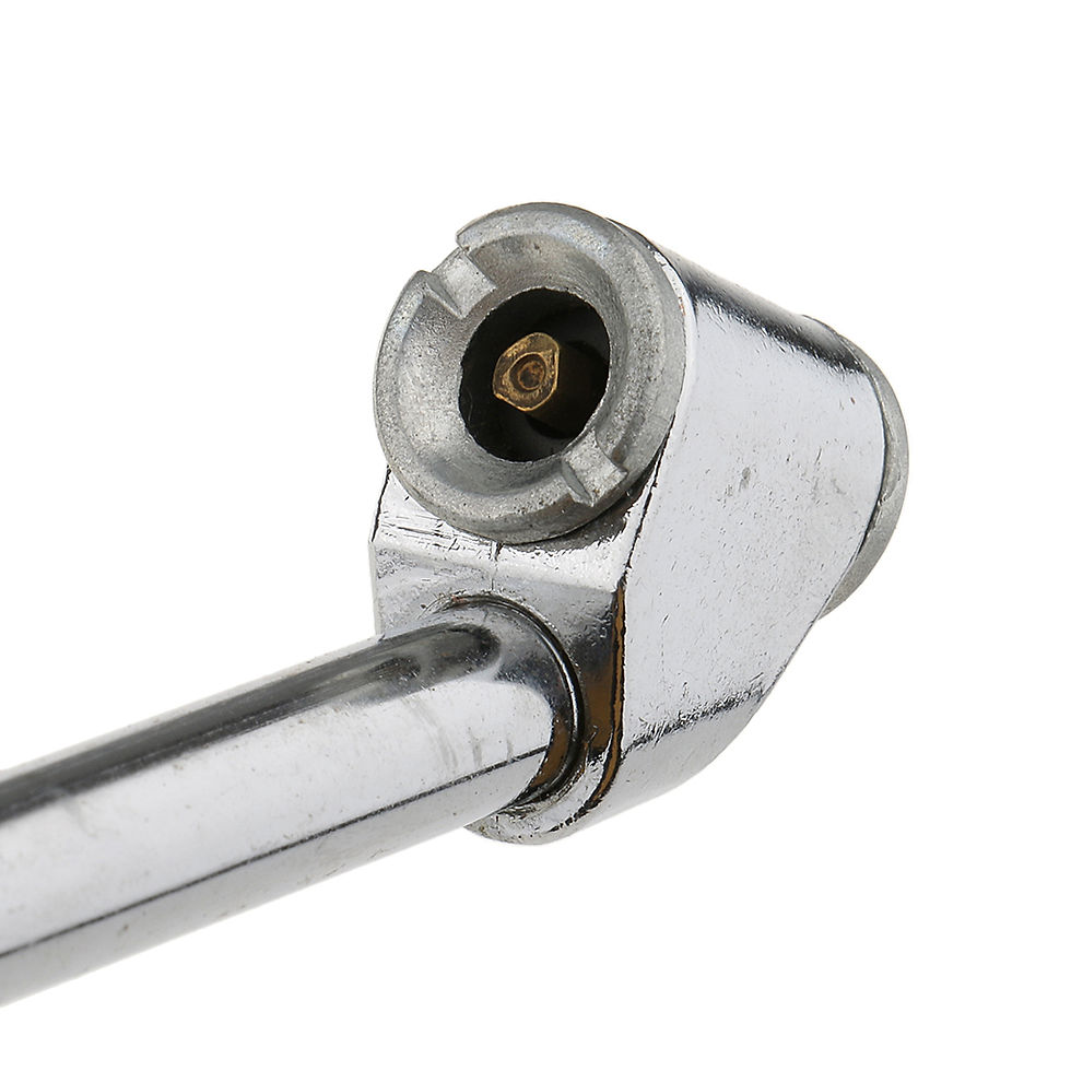 Thumbnail: 220PSI Air Tyre Pressure Inflator Gauge Valved Compressor Car Van Bike Tire Infl