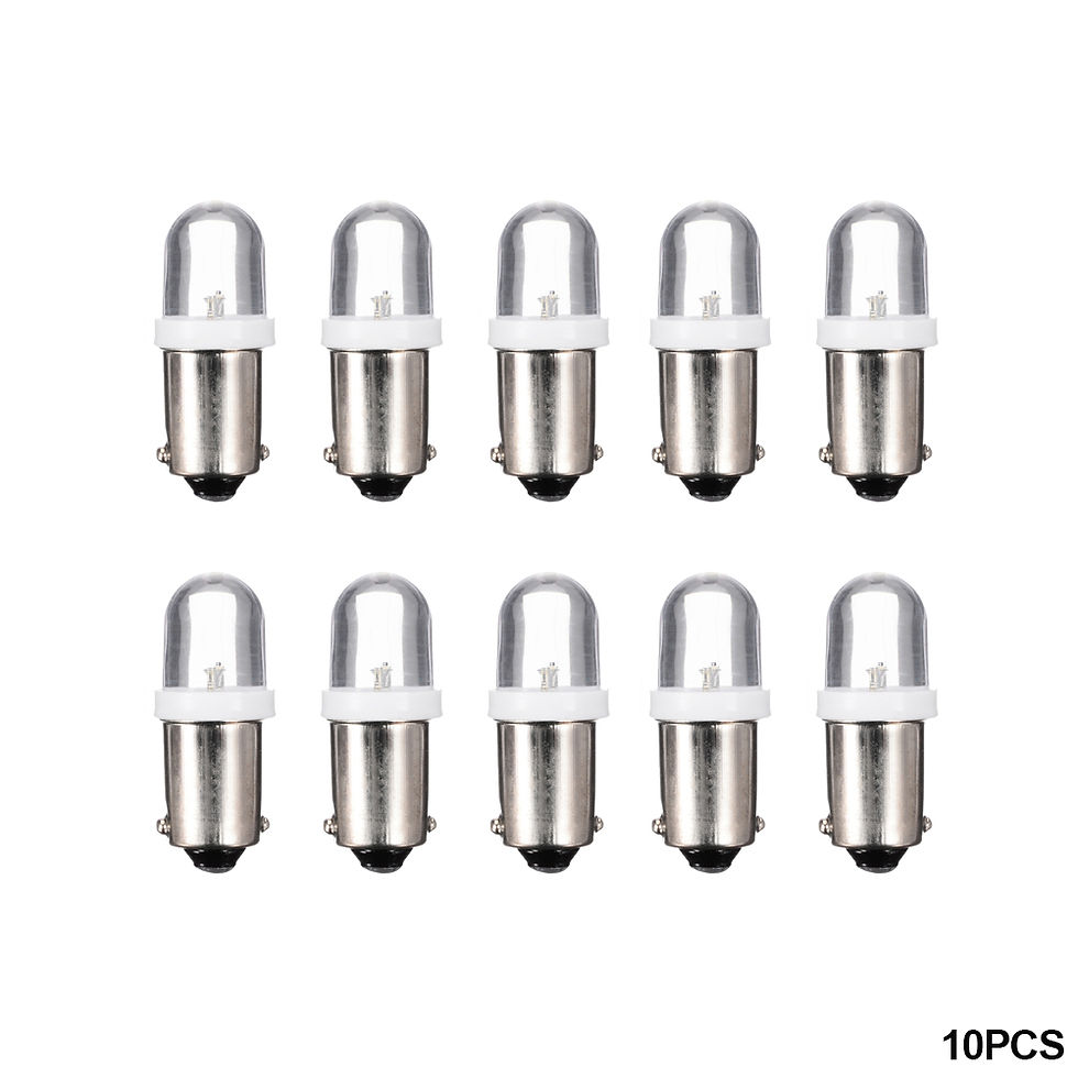 Thumbnail: 10PCS BA9S LED Light Bulbs T4W LED Instrument Panel Gauge Dash Interior Light Re