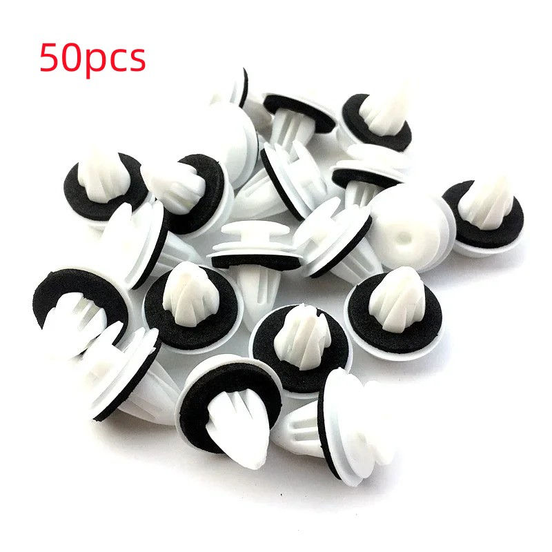 Thumbnail: 50PCS Door Panel Clip with Seal Ring Fastener Rivet Bumper Clip Retainer for BMW