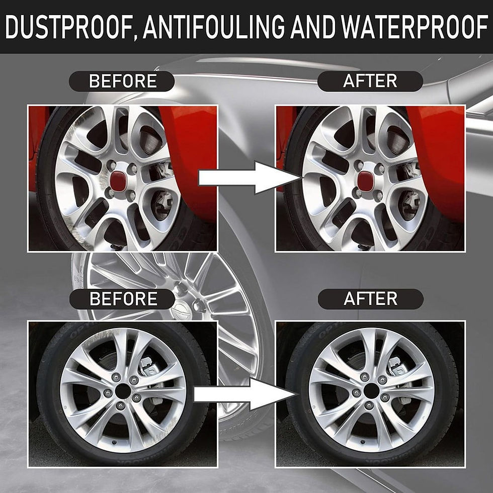 Thumbnail: Rim Scratch & Rim Dent Scratch Repair Curb Rash Repair Kit, Car Paint Scrat..