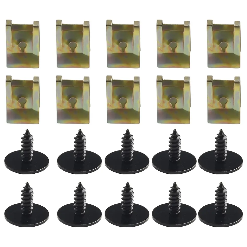 Thumbnail: 10pcs For BMW Hex Head Tapping Socket Bolt Screw Clips Undertray Splash Guard Fo