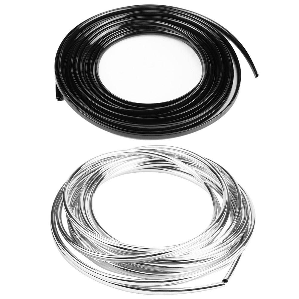 6m/19.7ft Black Car Door Edge Moulding Trim Strip Scratch Guard Protector Cover