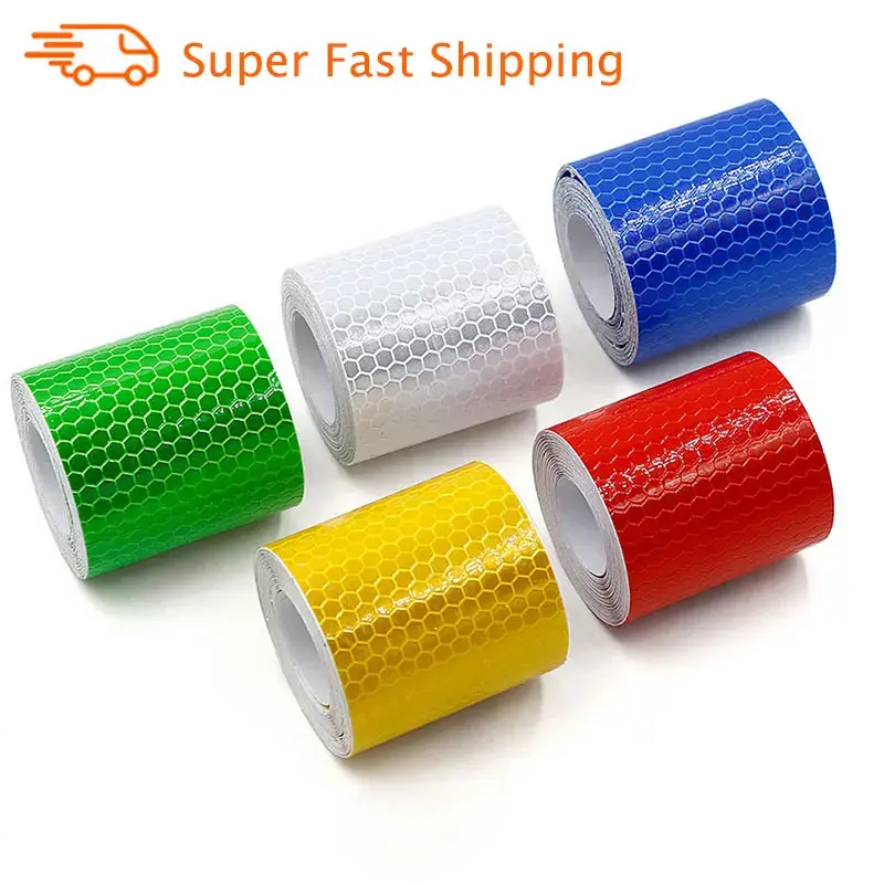 Thumbnail: 5cmx3m Cinta Reflectante Reflective Fabric Reflector Tape Reflex Tape Adhesiva