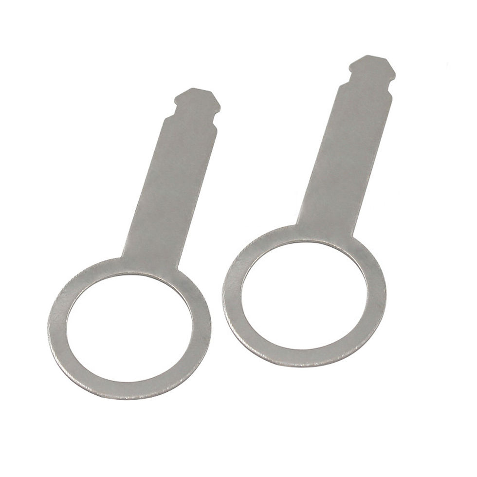 Thumbnail: 2Pcs Car Radio Removal Key Pin Tool Stereo Head Unit Audio Car Repair Special Di
