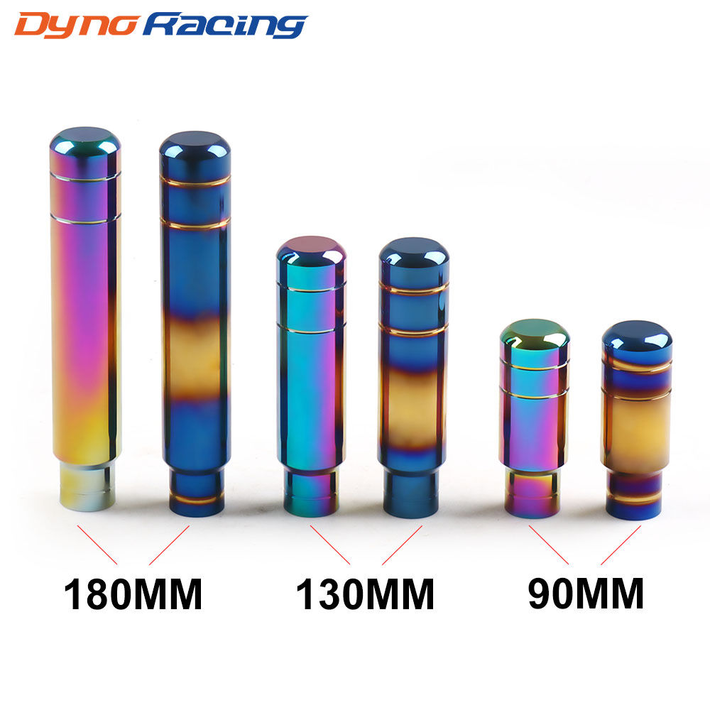 Universal 90MM/130MM/180MM Gear Shift Knob Manual Transmission Aluminum Shifter