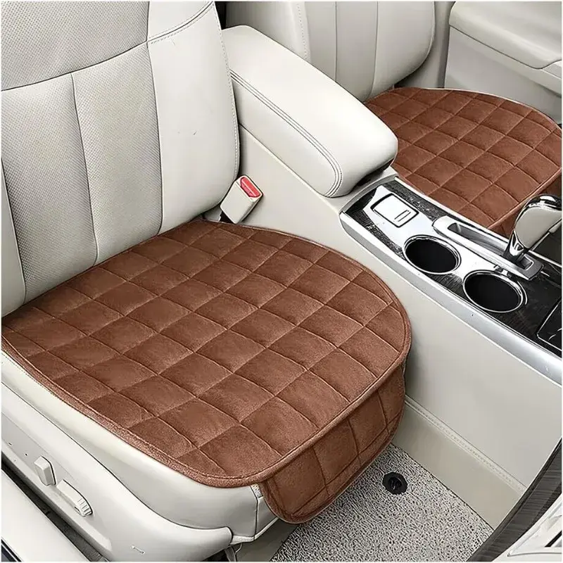 Thumbnail: Black Car Seat Cushion,Seat Pad with Non-Slip Rubber Bottom & Storage Pouch,Univ