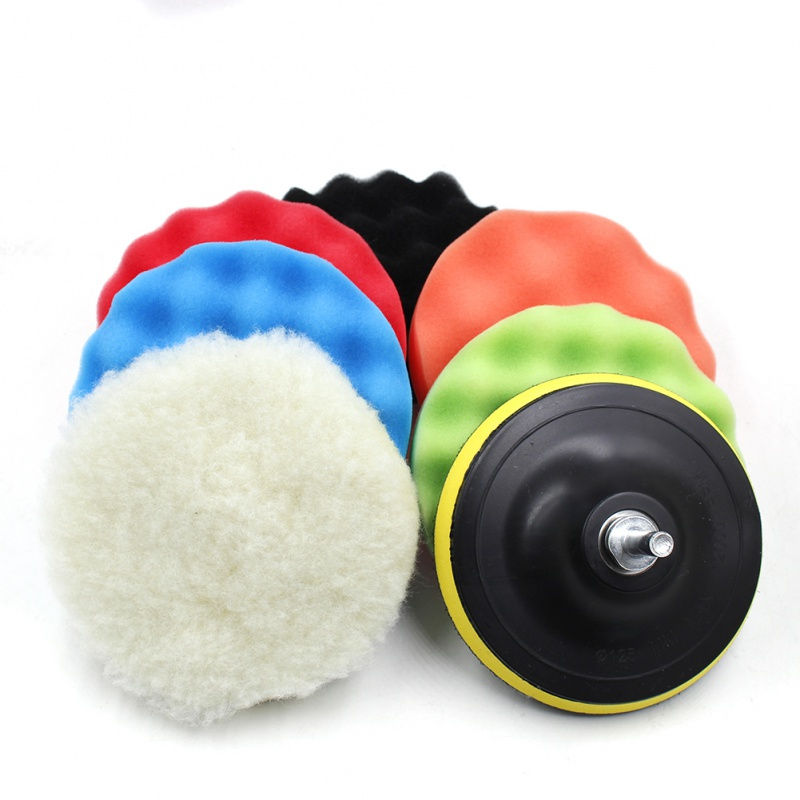 Thumbnail: 3/5/6/7 Inch Car Polishing Kit Polish Pad Car Polish Buffing Pad Abrasive Disc S