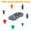 Thumbnail: 1105Pcs-100Pcs Plastic Car Fastener Clips Kit Mixed Car Bumper Door Trim Panel A