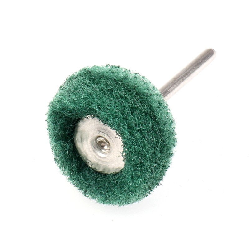 Thumbnail: 10-50pcs Scouring Pad for Mini Drill Abrasive Brush 2.35mm Shank Buffing Wheel N