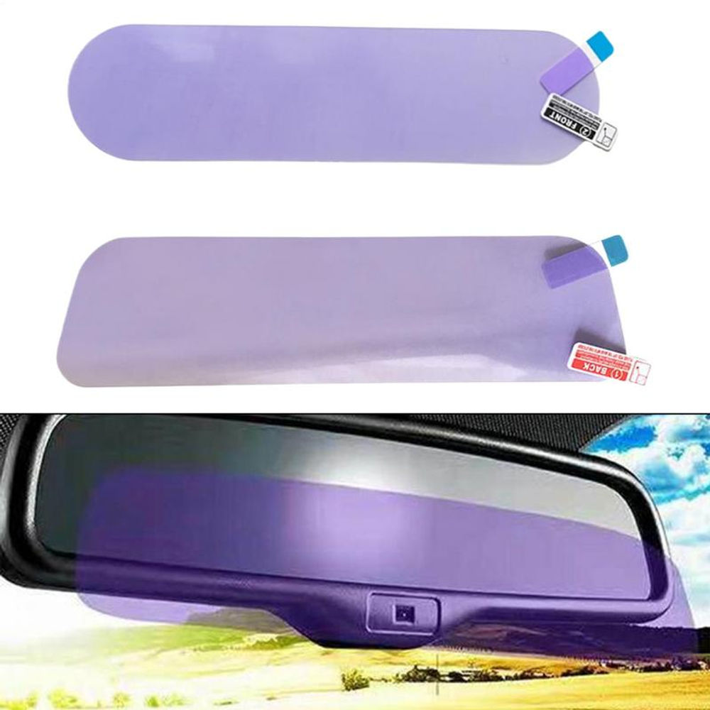Car Interior Rearview Mirror Anti-Glare Film Rainproof Films Rear View Anti Scra