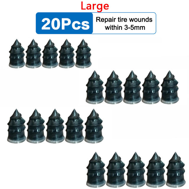 Thumbnail: 5/20PCS Motorcycle Vacuum Tyre Repair Nail Kit Car Scooter Bike Universal Tubele