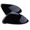 Thumbnail: Rhyming Glossy Black Rearview Mirror Cover Side Mirror Caps Car Accessories Fit