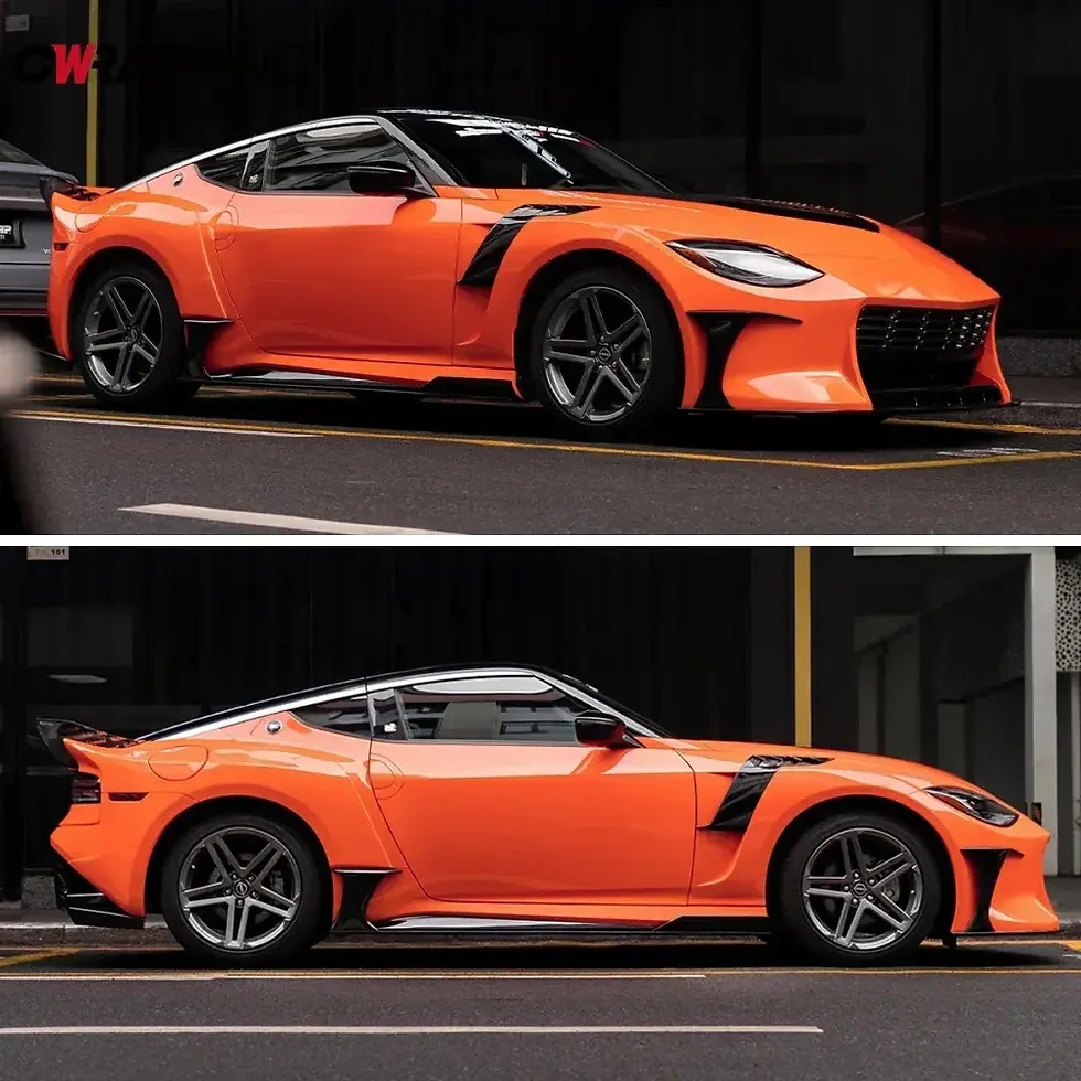 Thumbnail: Glossy Car Sticker Vinyl Wrap Waterproof Vinyl Auto Tuning Car Body Film Orange