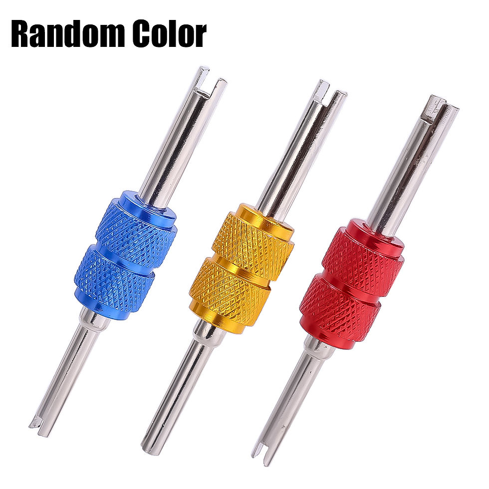 Thumbnail: Car Valve Core Wrench Aluminum Alloy Auto Tire Air Conditioning Valve Core Doubl
