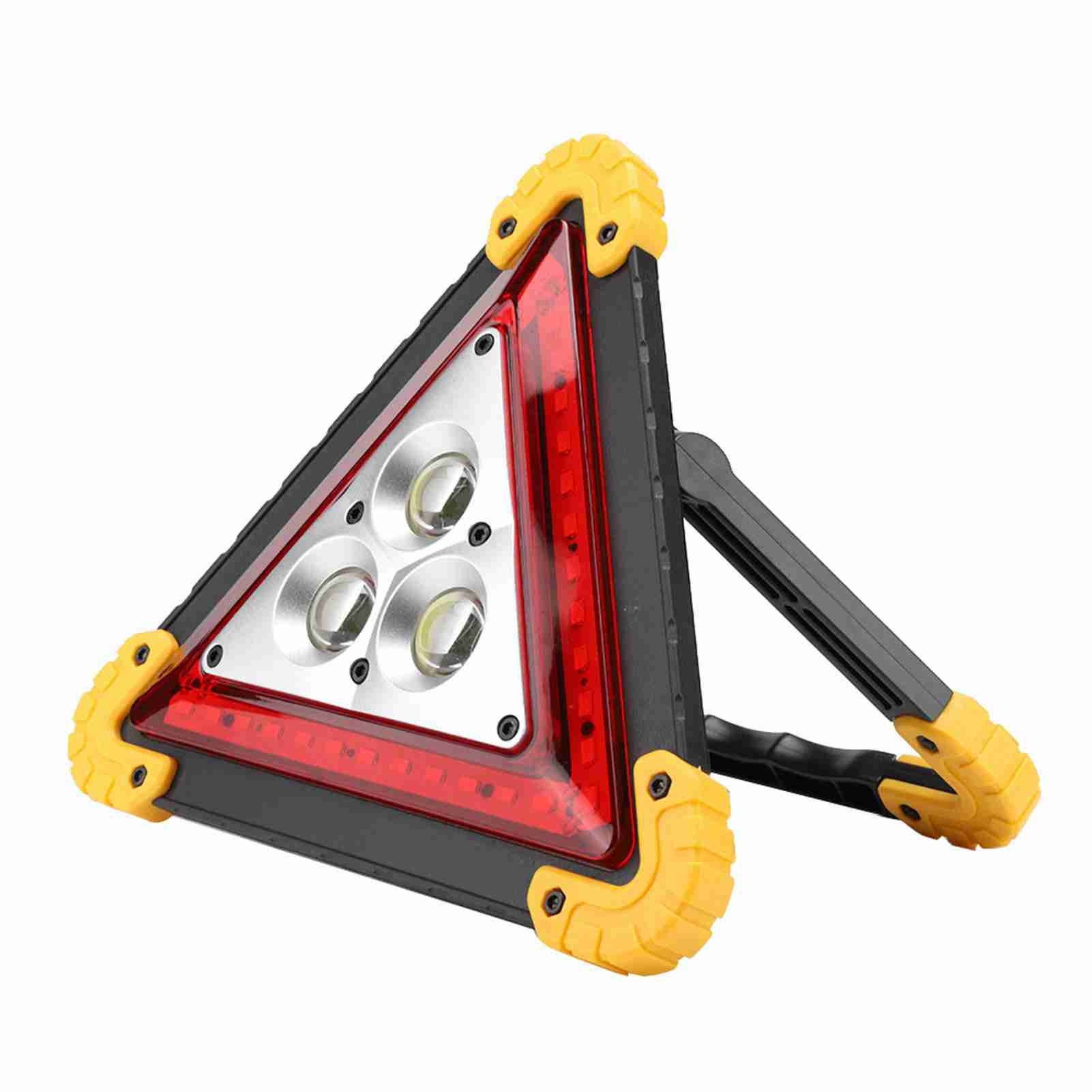 30W Multifunction Car Breakdown Emergency Safety Triangle Stop Sign with Red LED