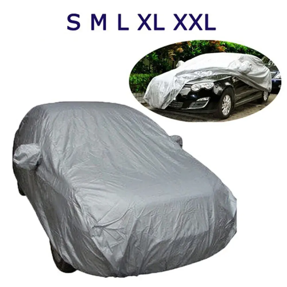 Universal Full Car Cover Outdoor Sun Protection Heat Insulation Sun UV-proof Dus