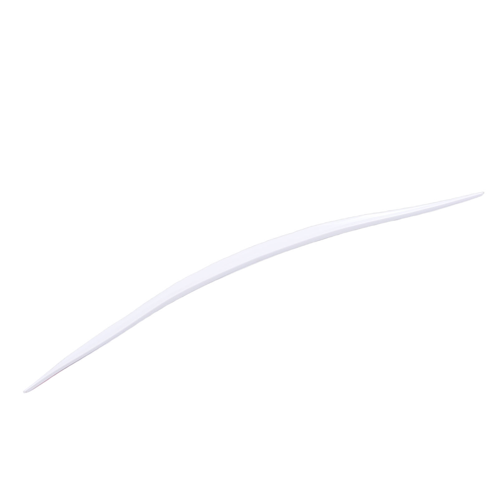Rear Trunk Lip Spoiler White Adhesive Tail Trunk Spoiler Wing Fit 46in Rear Lip