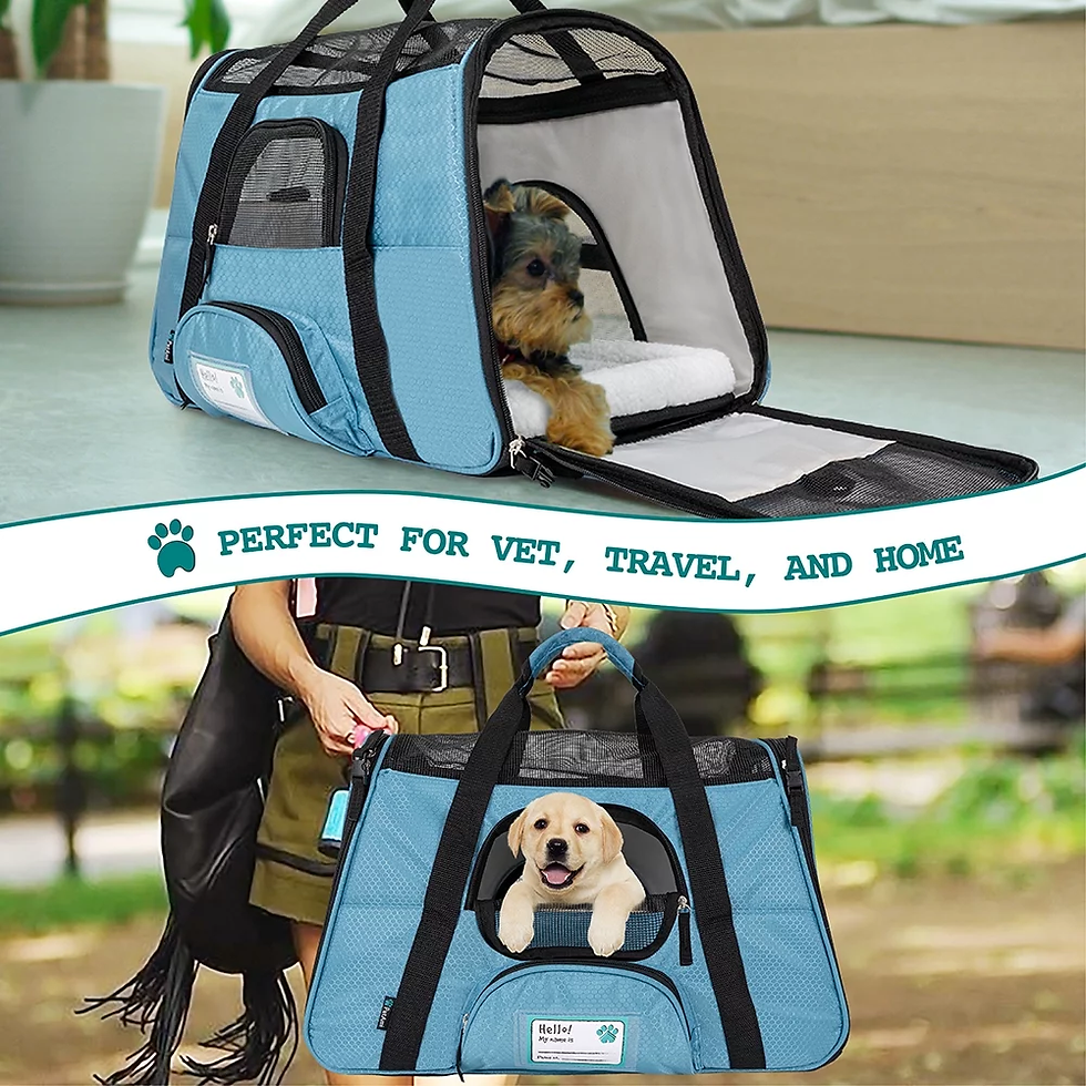Thumbnail: Airline Approved Pet Carrier for Cat, Soft Sided Dog Carrier for Small Dogs, Cat