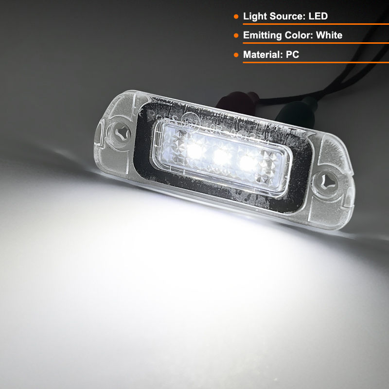 Thumbnail: LED License Plate Light For Benz GL-Class X164 2007-201 ML-Class W164 2005-2011