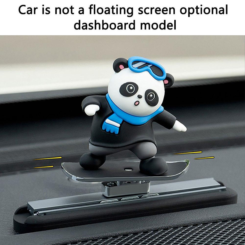Thumbnail: Car Skateboarding Dashboard Decorations Bear Car Ornament Car Interior Decoratio