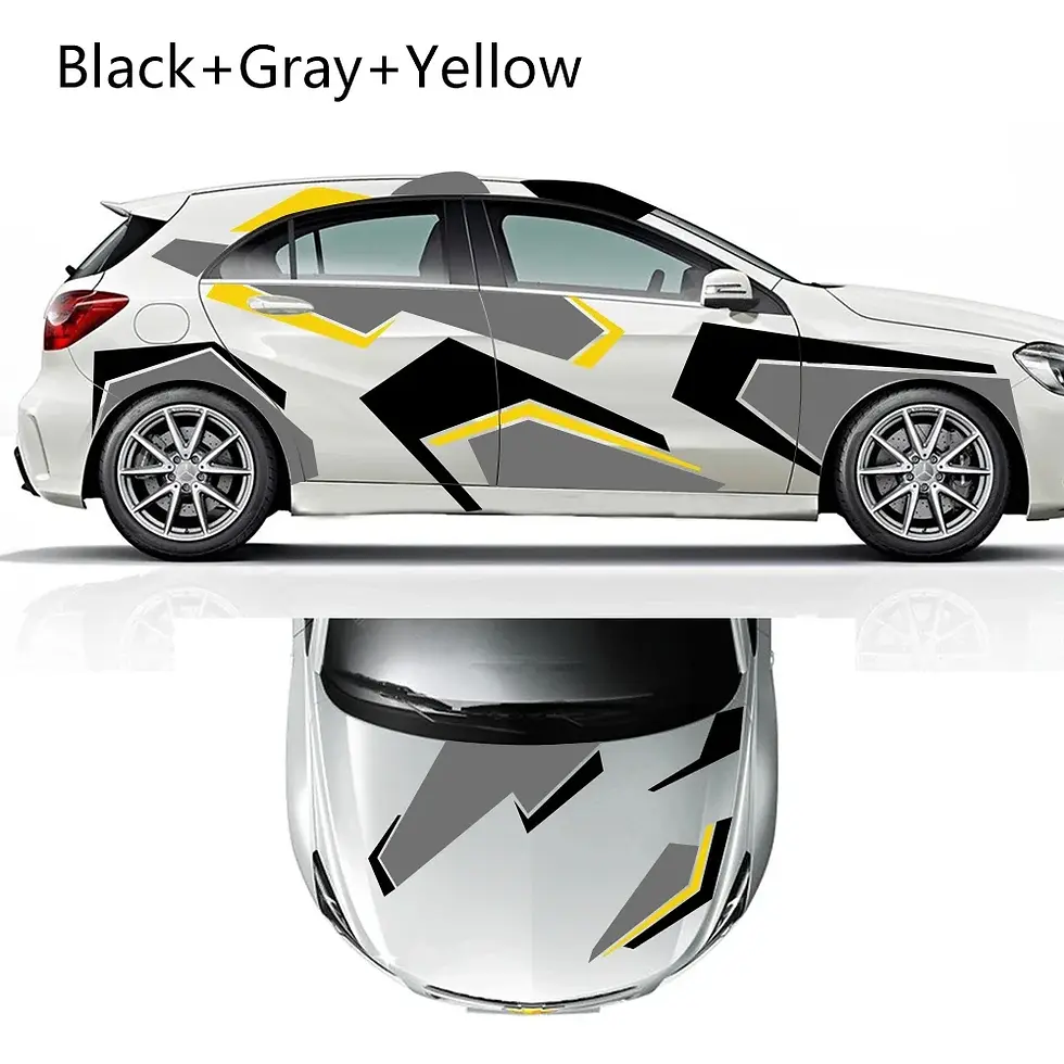 Thumbnail: Universal Car Whole Body DIY Decor Vinyl Film Sticker Waterproof Decal Auto Acce