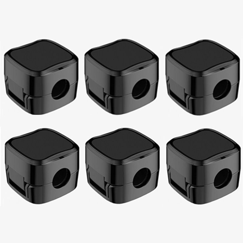 Thumbnail: 3/6/12PCS Magnetic Cable Clips Cable Smooth Adjustable Cord Holder Under Desk Ca