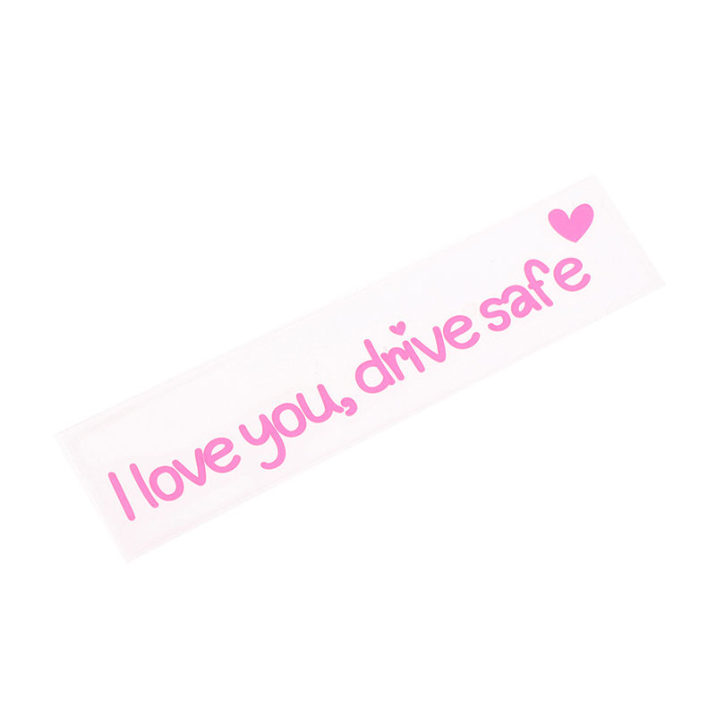Thumbnail: Women Drivers Car Interior Sticker I Love You Drive Safe Car Mirror Stickers Aff