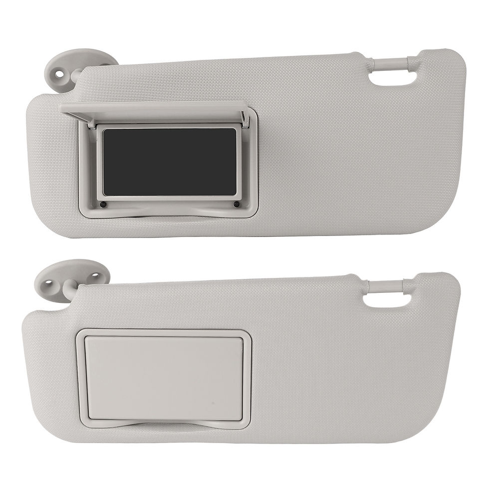 Thumbnail: Car Sun Visor Left Driver Side Gray High Hardness Sun Visor with Vanity Mirror C