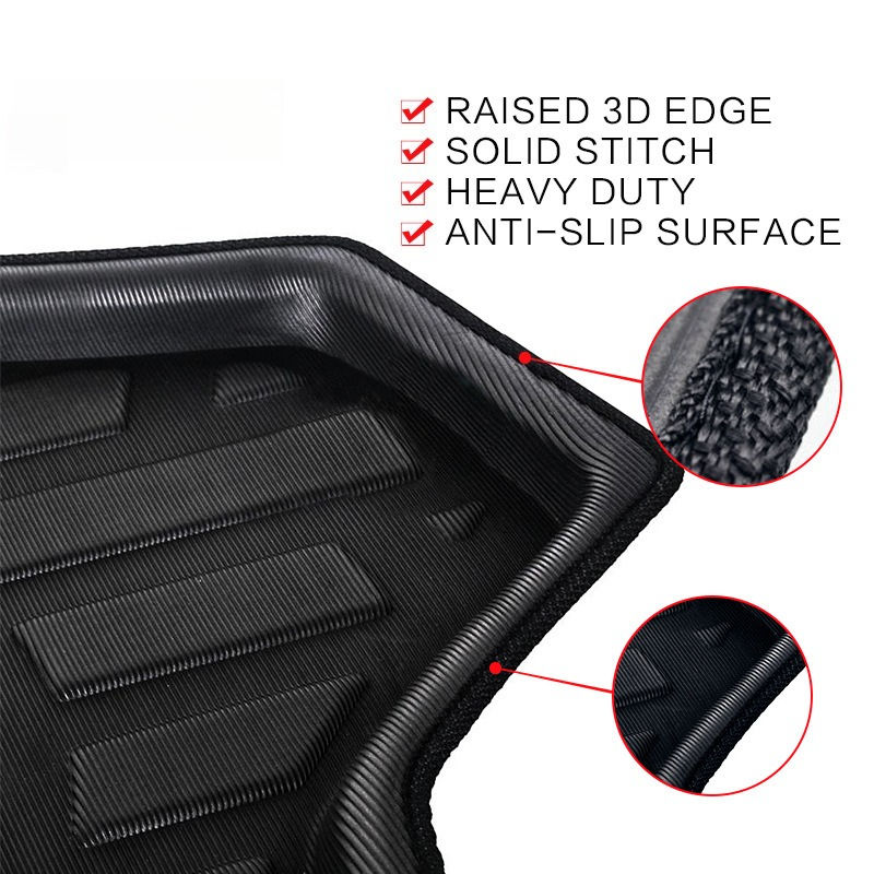 Thumbnail: Trunk Mats for VW Golf 7 Volkswagen Golf7 2014-2020 Waterproof Cargo Liner Non-S