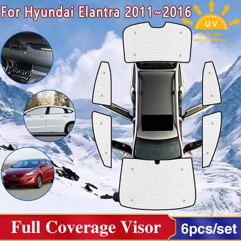 For Hyundai Elantra Accessories Avante i35 Elantra MD UD Mk5 2011~2016 Full Wind