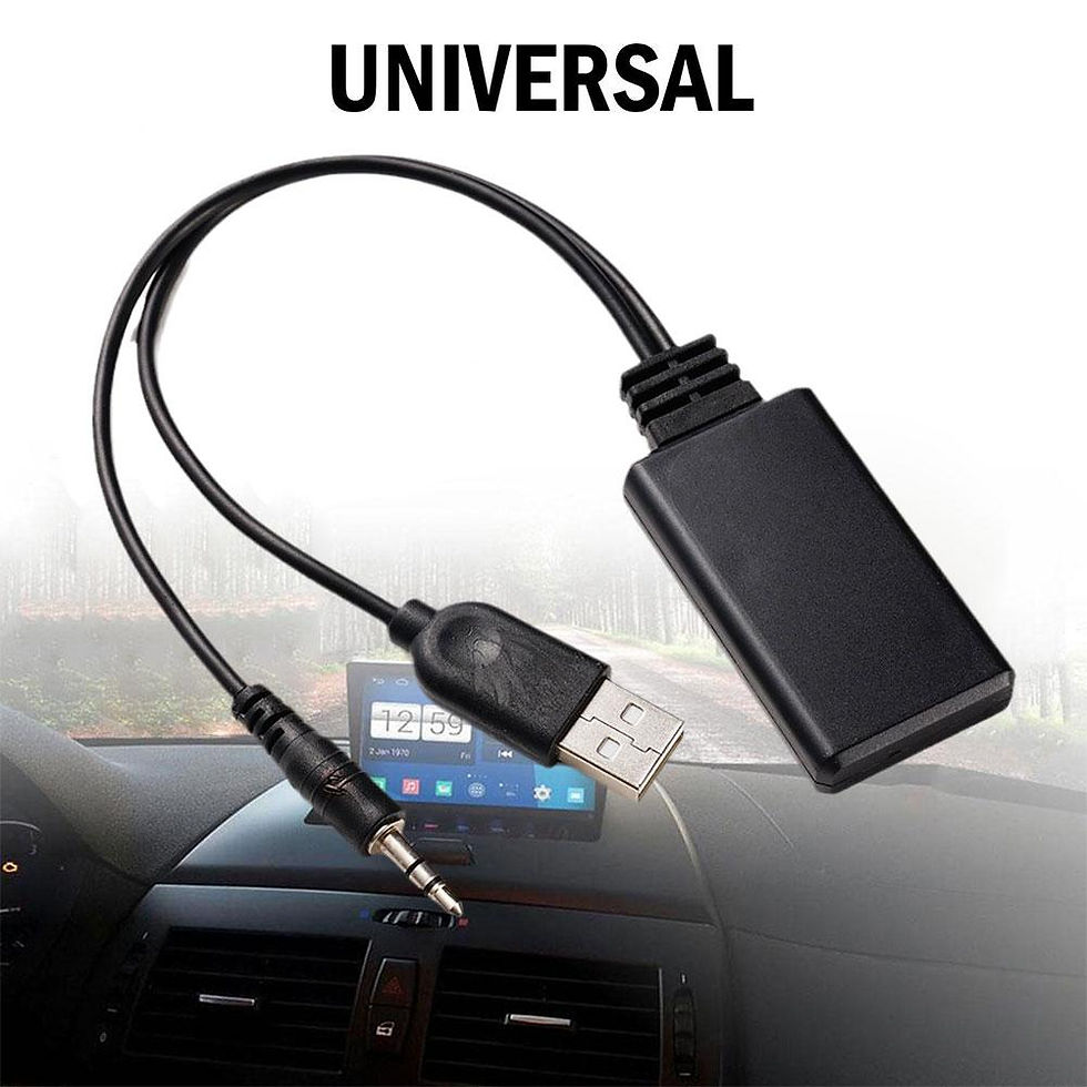 Thumbnail: Car Wireless Receiver USB 3.5mm Aux Media Universal Bluetooth-compatible Music P