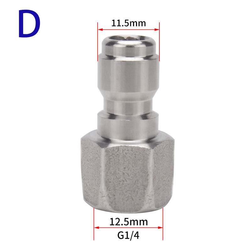 Thumbnail: Hogedrukreiniger Adapter 1/4 "Quick Connector Quick Release Montage Power Washer
