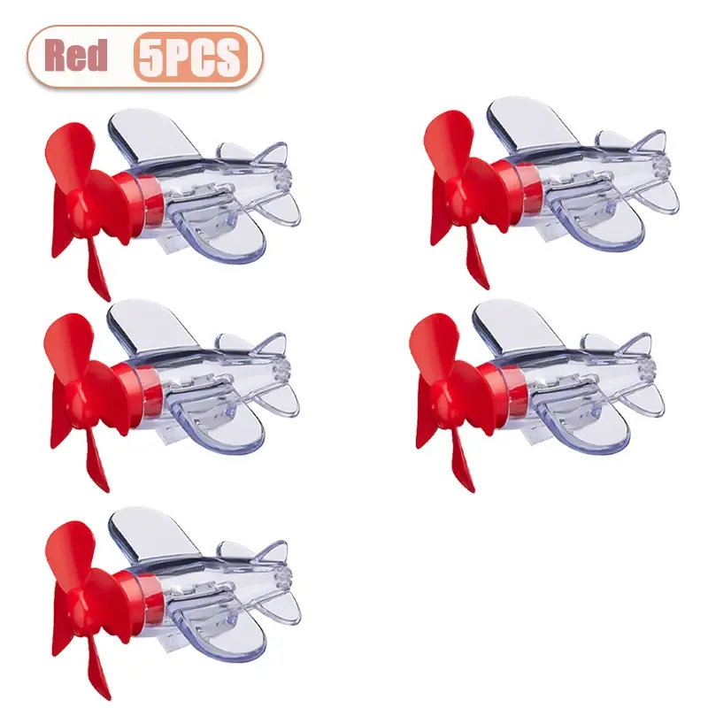 Thumbnail: Car Rotatable Airplane Wind Powered Small Led Light Airplane Decor Car Styling O