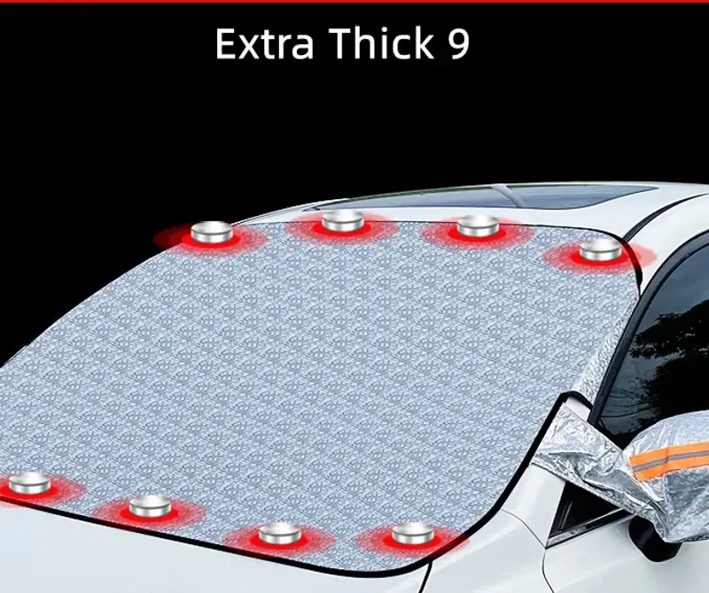 Thumbnail: Car Car Snow Shield With Magnetic Suction Snow Shield Winter Sun Shield Magnet S