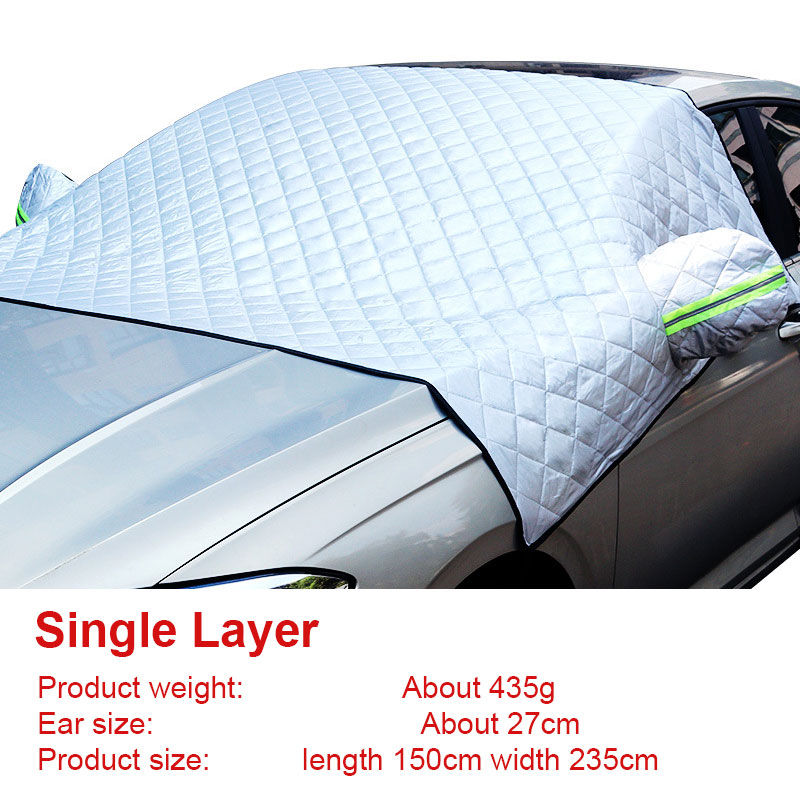Thumbnail: Waterproof Cover Exterior Car Covers Outdoor Half Awning Anti-Snow Windshield Pr