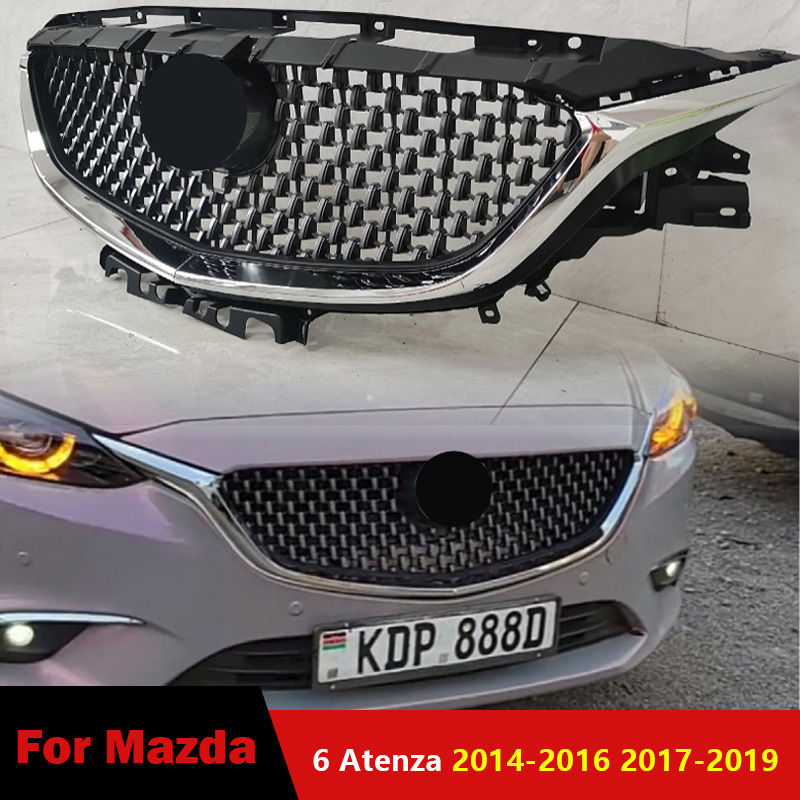 For Mazda 6 Atenza 2014 2015 2016 2017 2018 2019 Car Front Bumper Grille Honeyco