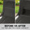 Thumbnail: BDK Heavy Duty Rubber Cargo Floor Mat - All Weather Trunk Protection, Trimm..