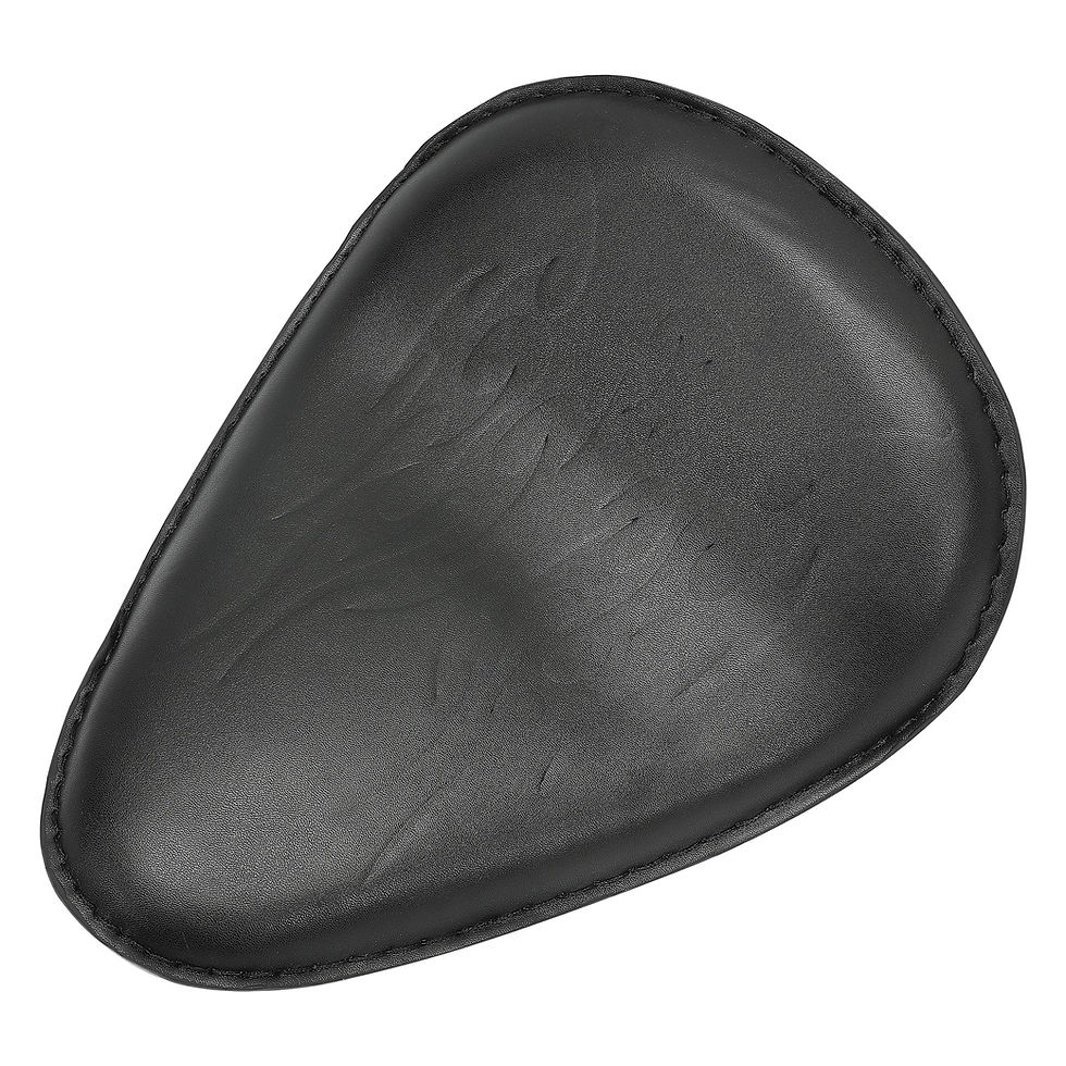 Thumbnail: Kojem Motorcycle Cushion Softail Solo Seat + 3" Spring Bracket Seat for Hon..