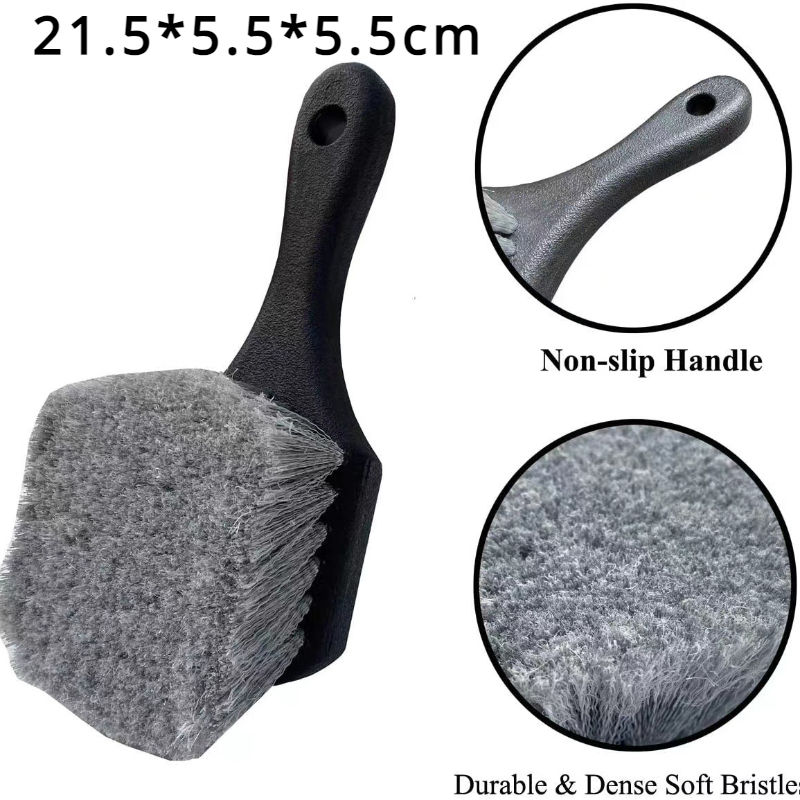 Thumbnail: Car Tire Wheel Rim Cleaning Brush Detailing Brushes Wash Towel Kit Universal Whe