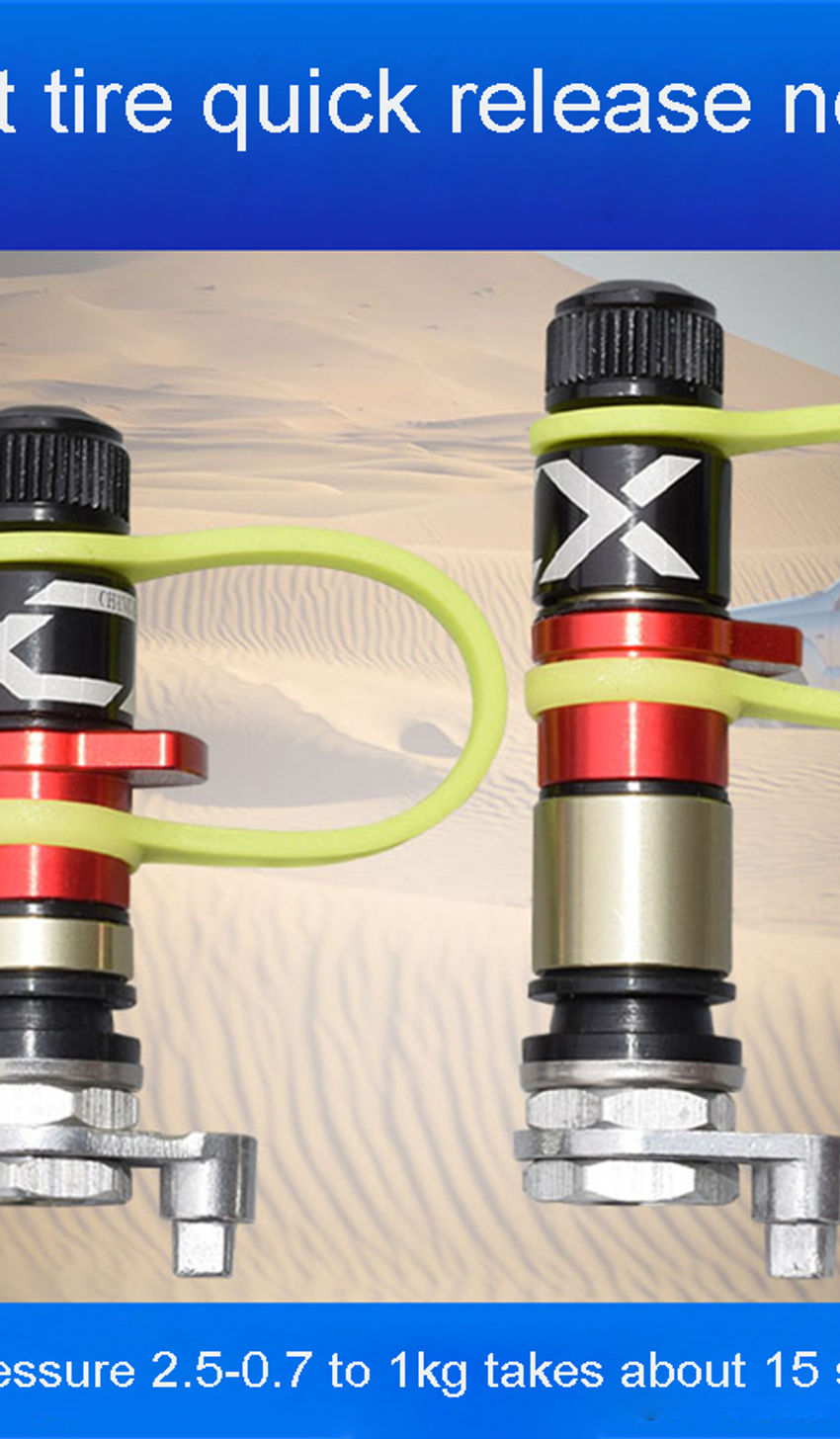 Car Pressure Relief Valve Off-road Sand Tire Quick Release Valve Desert Tire Qui