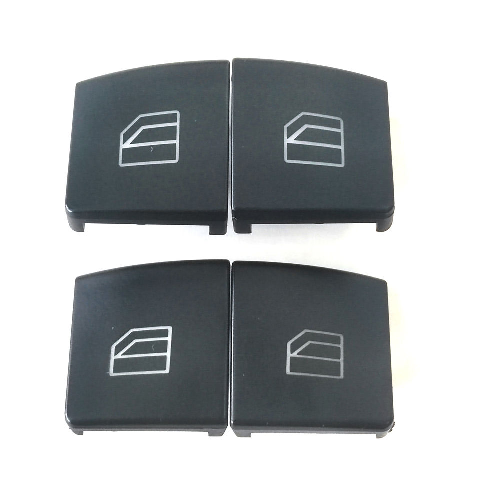 Thumbnail: 4Pcs Car Power Window Switch Button Cover For Mercedes-Benz W204 C-Class W212 W2