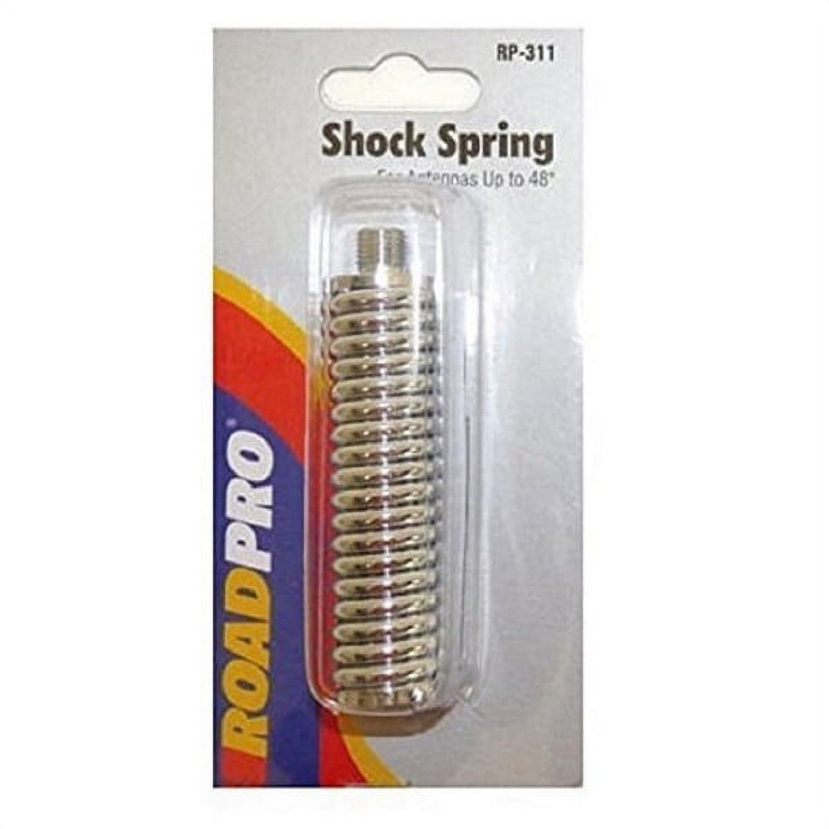 RoadPro RP-311 3" Medium Duty Chrome Plated Steel CB Radio Antenna Shock Sp..