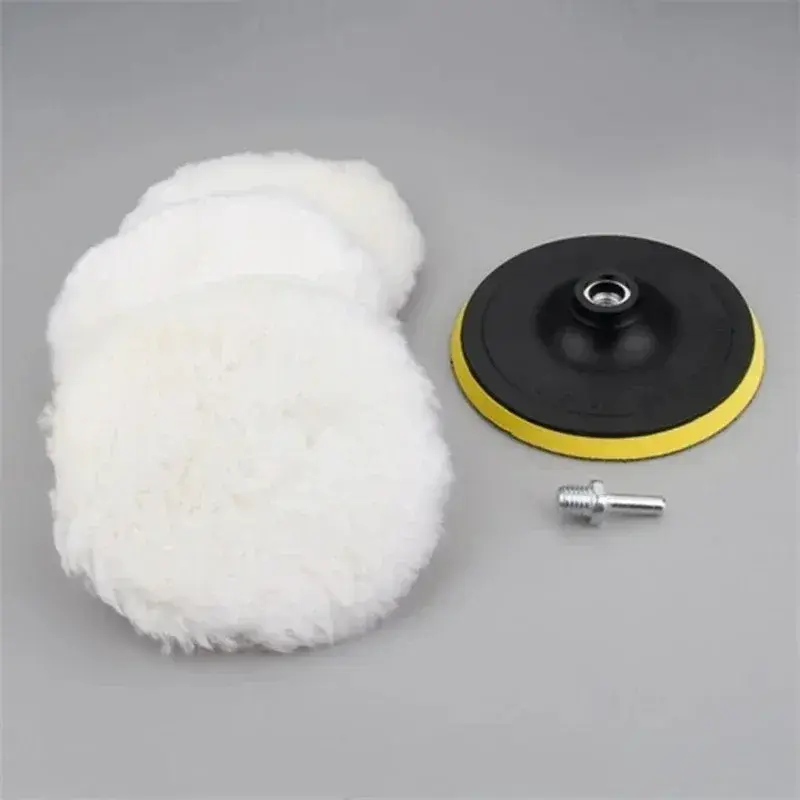 Thumbnail: 3Inch Polishing Kit Polishing Pad Car Waxing Sponge Disk Wool Wheel for Auto Bod