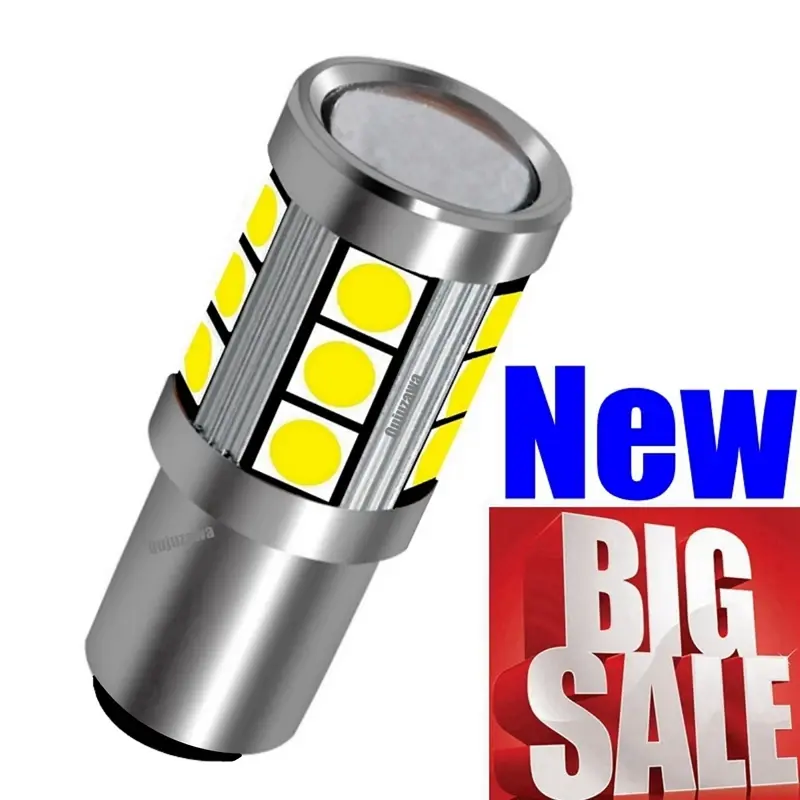 Thumbnail: 2pcs NEW 1157 P21/5w BAY15D High Quality 3030 LED Auto Tail Brake Light Car