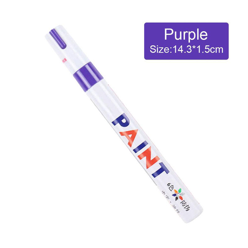 Thumbnail: 1Pc Waterproof Car Paint Pen Auto Tyre Tire Tread CD Metal Permanent Car Wheel T