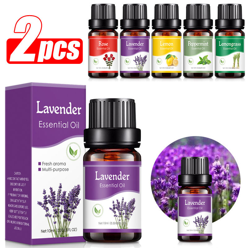 1/2Pcs 10ml Levender Essential Oil Natural Plant Making Diffuser Water-soluble C