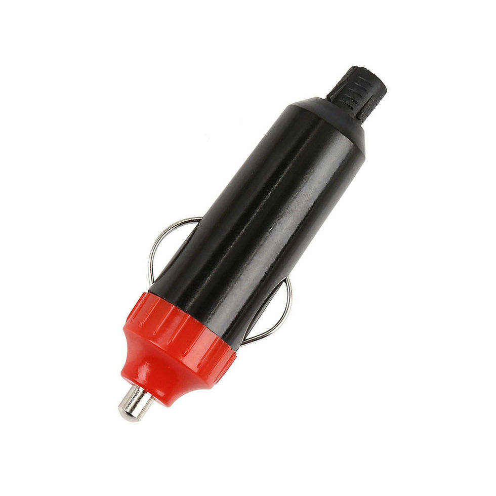 Thumbnail: 2pcs Car Cigarette Lighter Connector DC 12V 24V Waterproof Male Auto Cigarette L